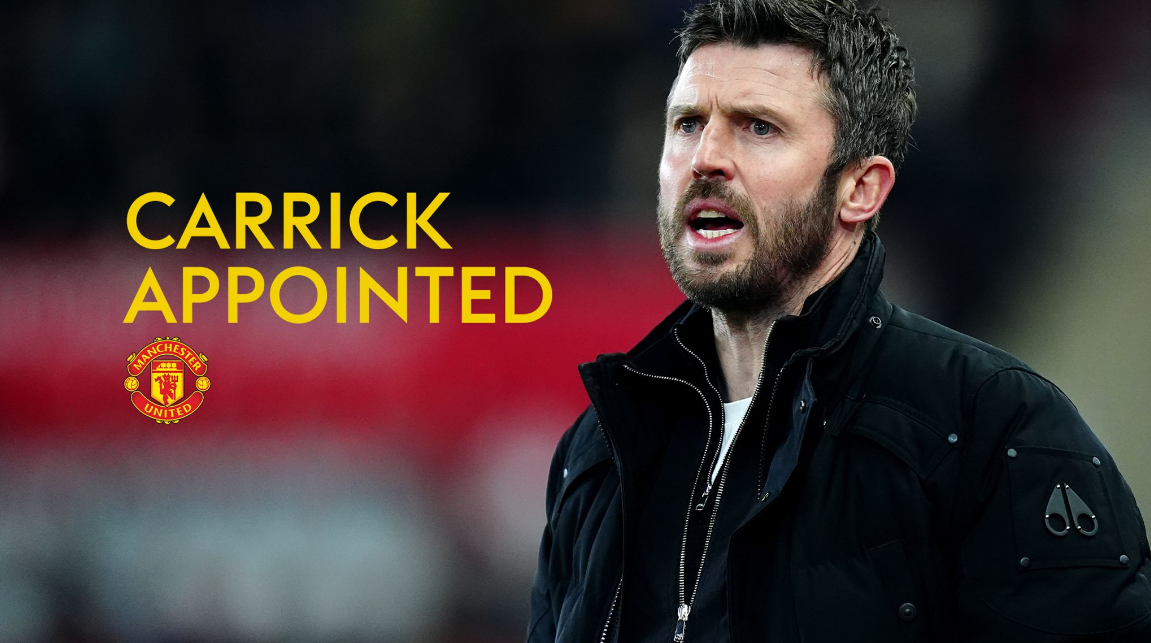 Michael Carrick on Man United return as the club new manager from january 2026