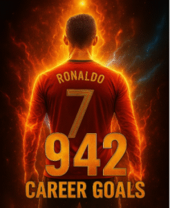Cristiano ronaldo 942 career goals